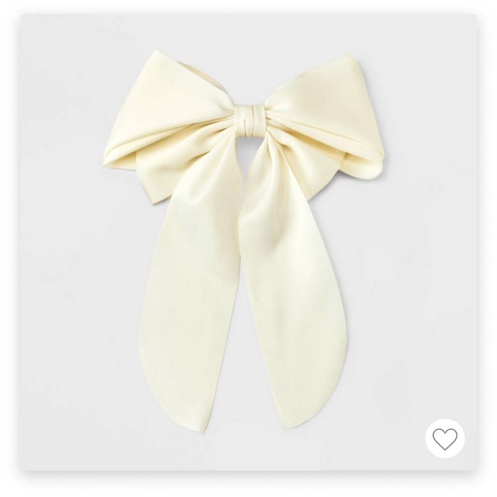 A New Day Cream Satin Hair Barrette